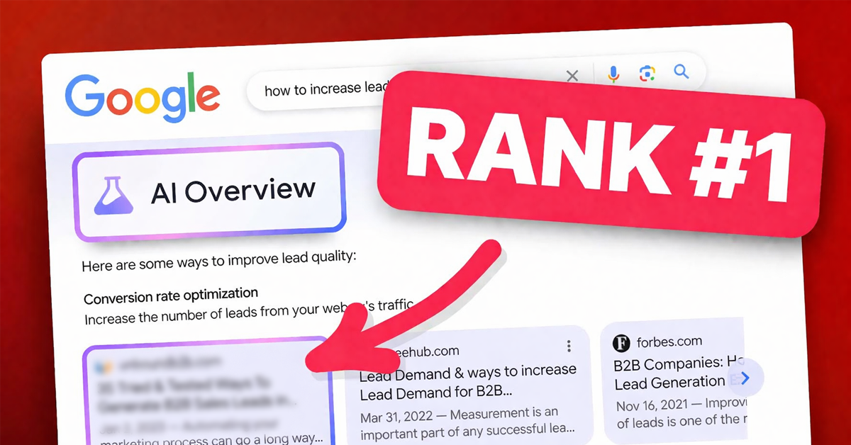 How to rank in Google AI Overviews